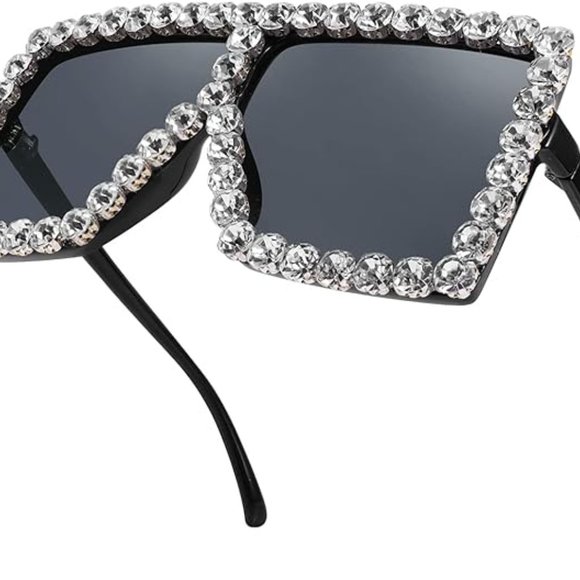 Sparkling crystal sunglasses